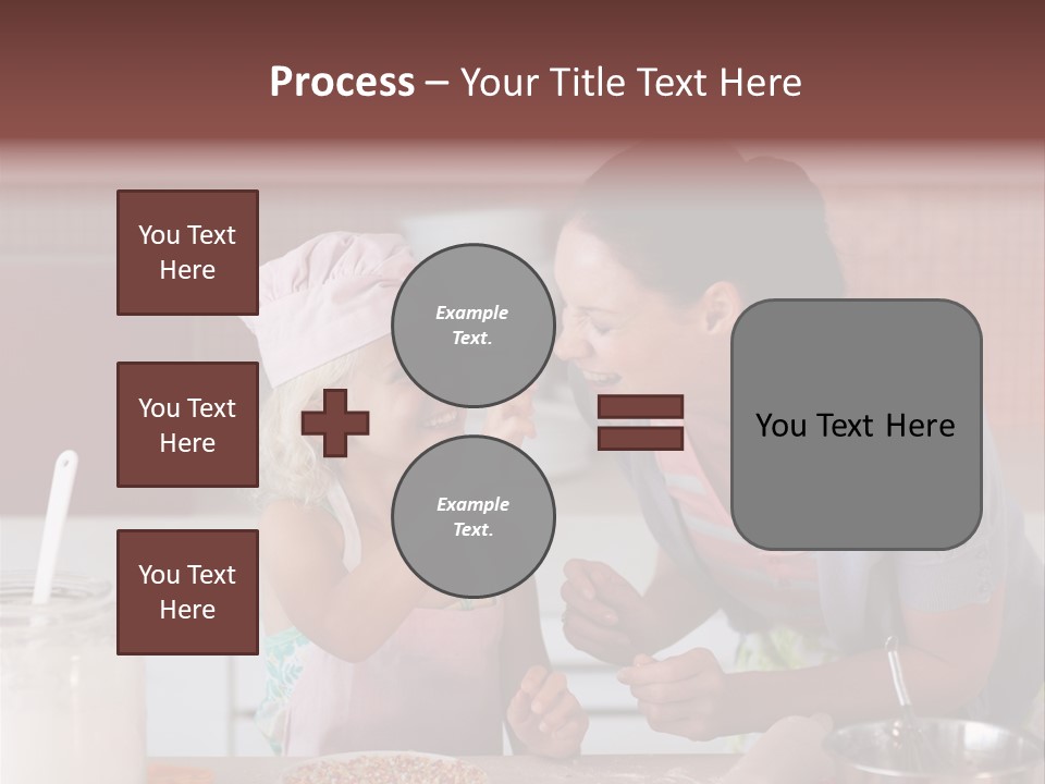 Kitchen Caucasian Activity PowerPoint Template