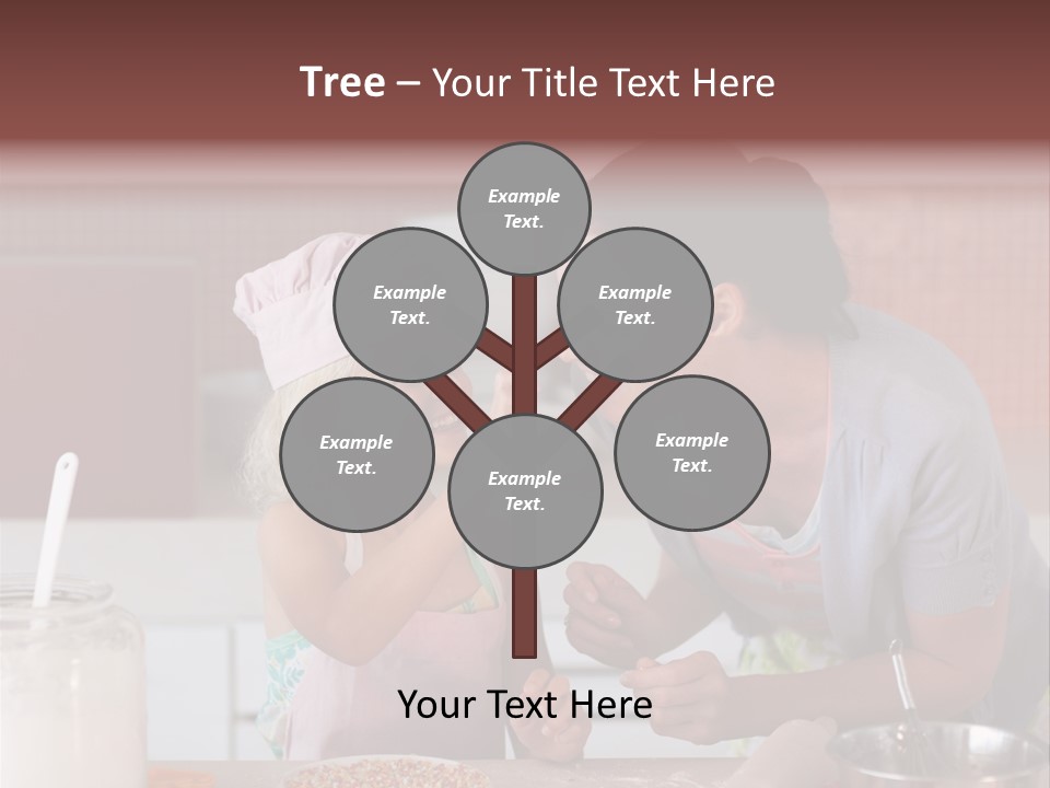 Kitchen Caucasian Activity PowerPoint Template