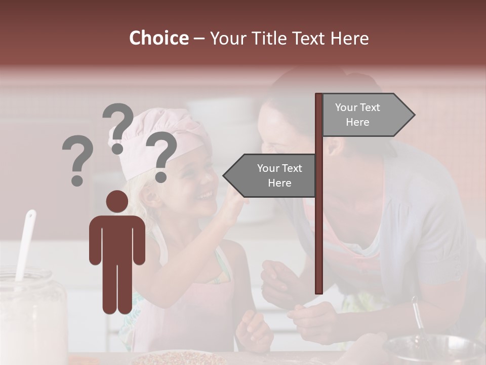 Kitchen Caucasian Activity PowerPoint Template