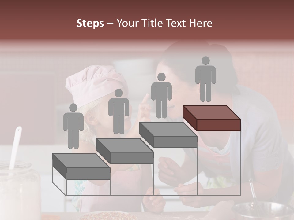 Kitchen Caucasian Activity PowerPoint Template