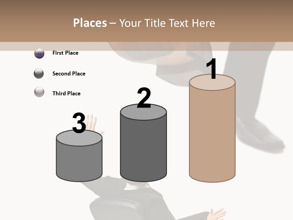 Competitive Isolated Scared PowerPoint Template