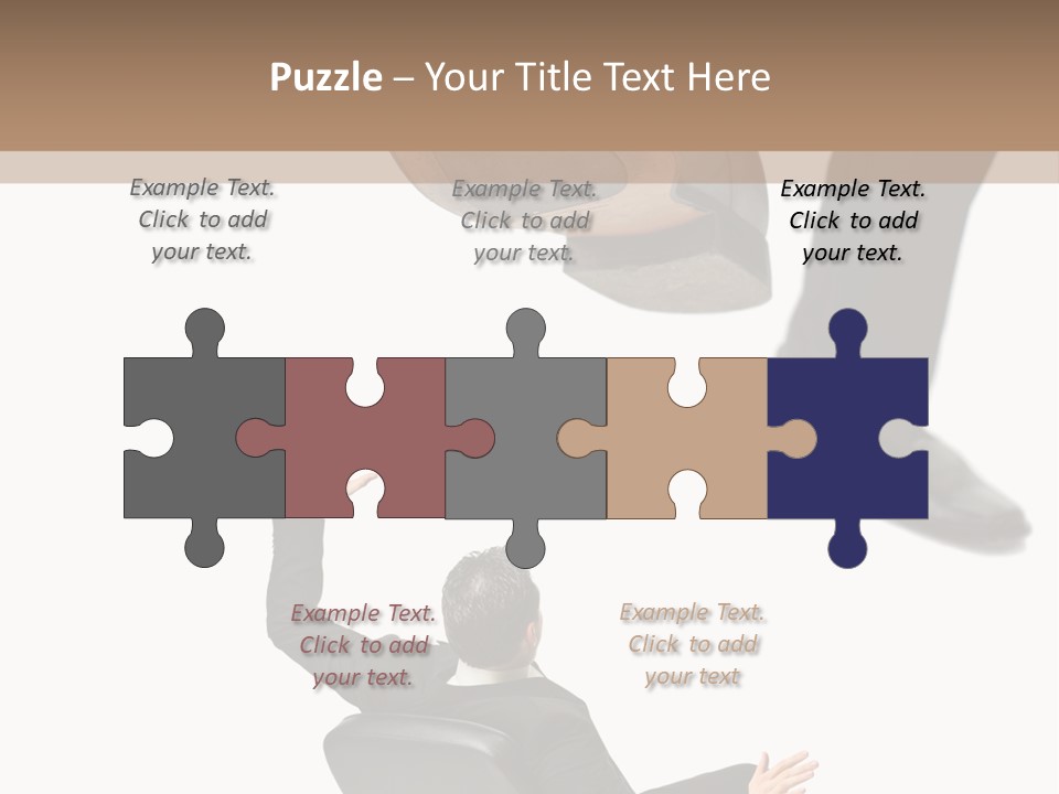 Competitive Isolated Scared PowerPoint Template