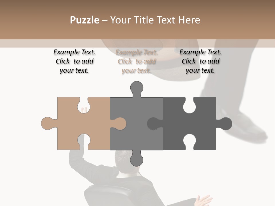 Competitive Isolated Scared PowerPoint Template