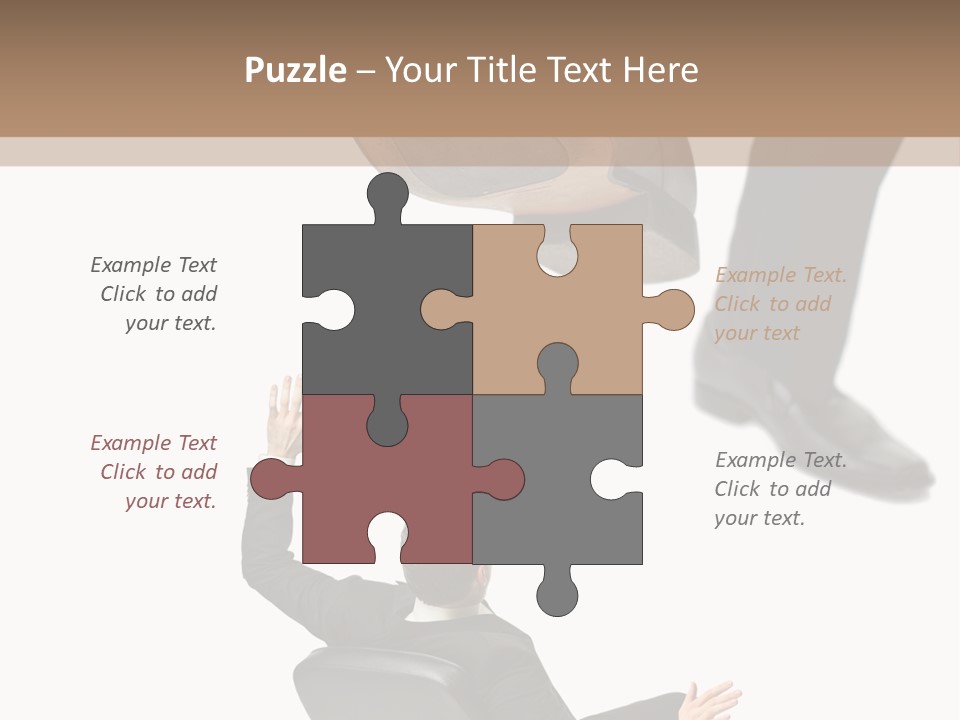 Competitive Isolated Scared PowerPoint Template