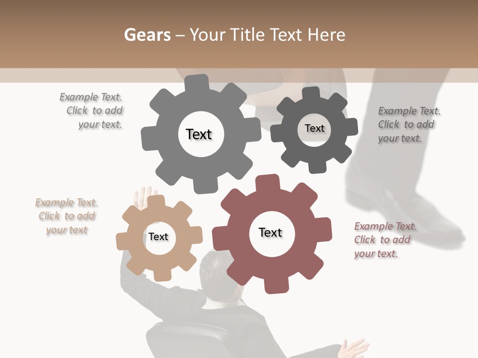 Competitive Isolated Scared PowerPoint Template