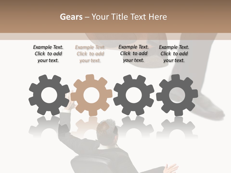 Competitive Isolated Scared PowerPoint Template