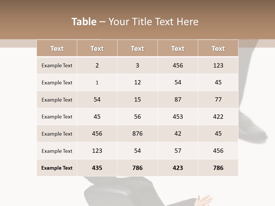 Competitive Isolated Scared PowerPoint Template