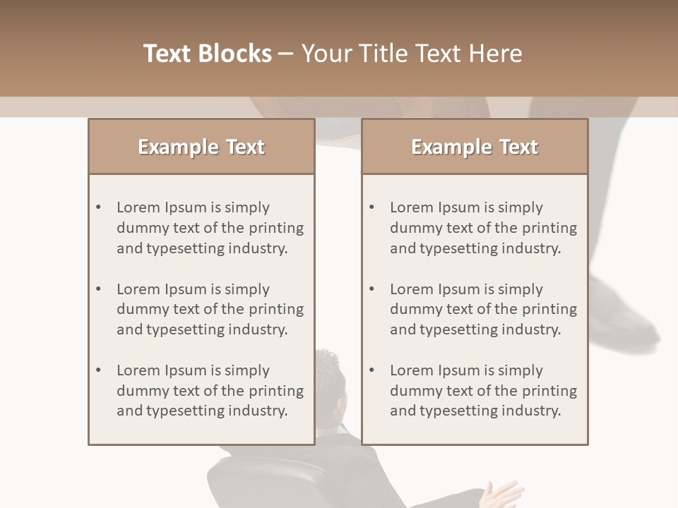 Competitive Isolated Scared PowerPoint Template