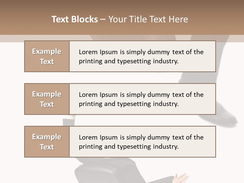 Competitive Isolated Scared PowerPoint Template