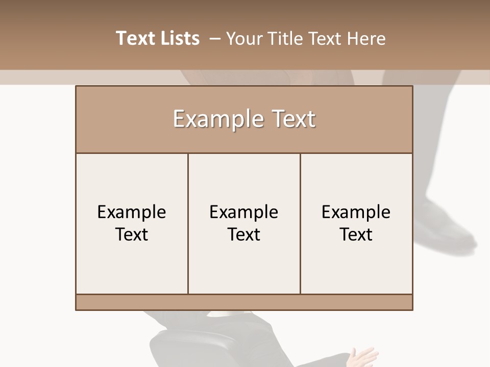 Competitive Isolated Scared PowerPoint Template