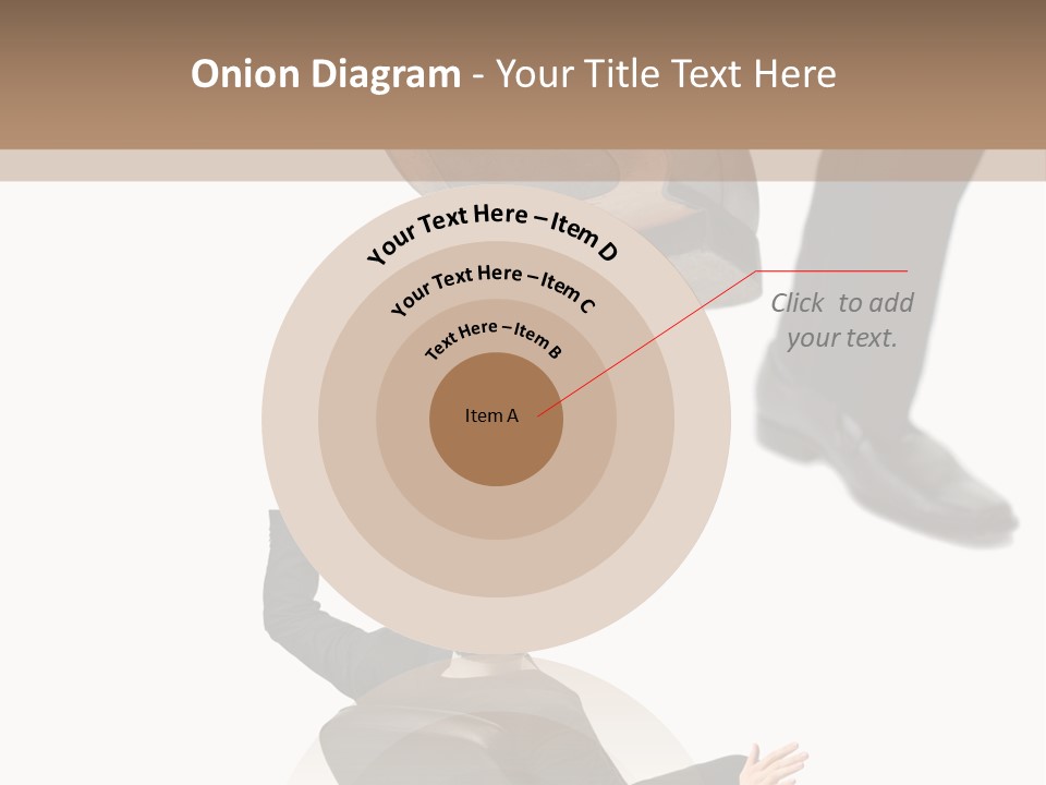 Competitive Isolated Scared PowerPoint Template