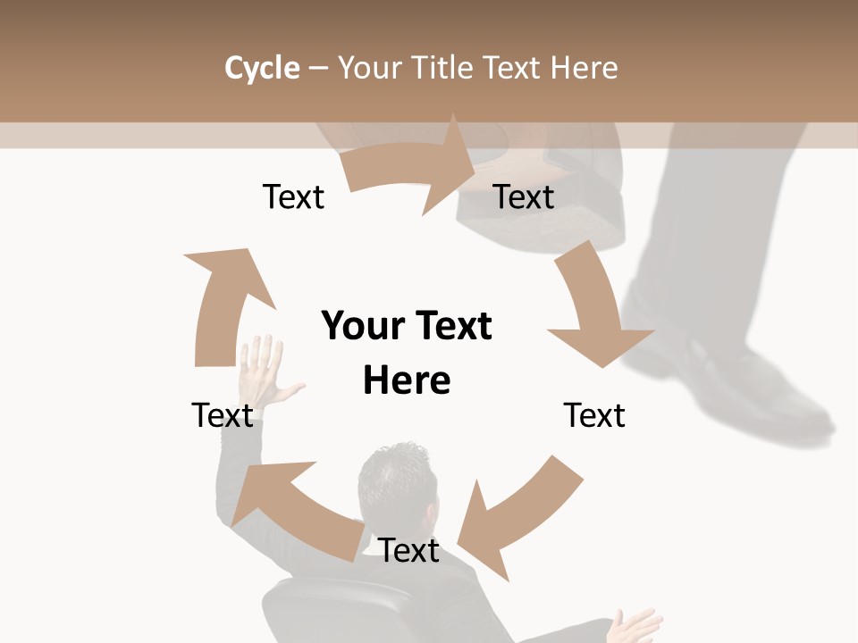 Competitive Isolated Scared PowerPoint Template