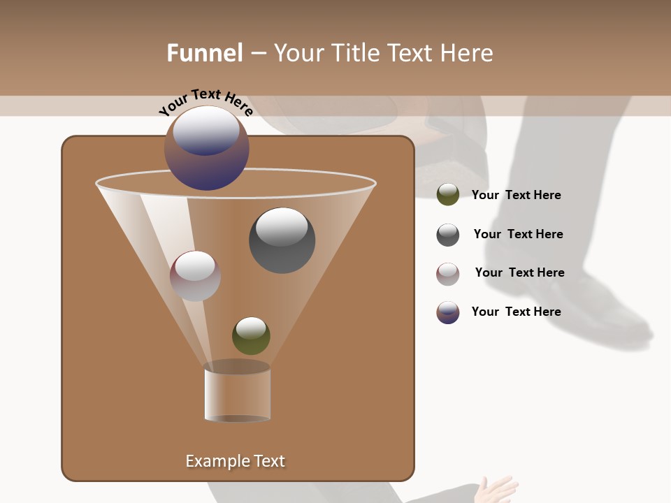 Competitive Isolated Scared PowerPoint Template