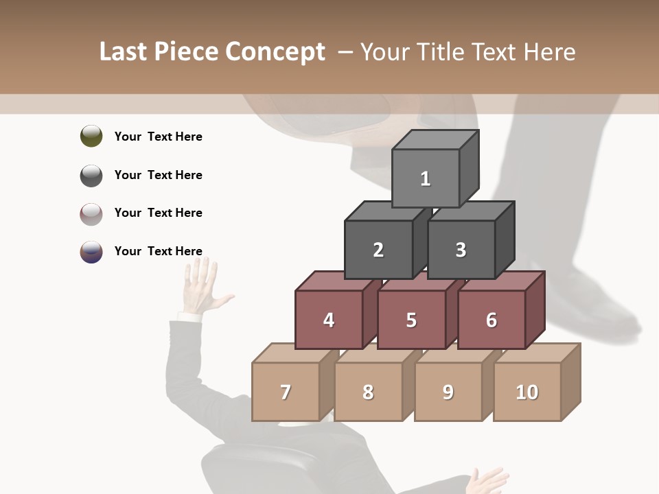Competitive Isolated Scared PowerPoint Template
