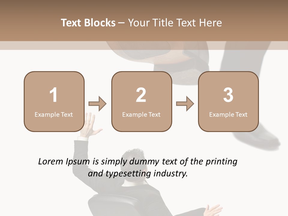 Competitive Isolated Scared PowerPoint Template