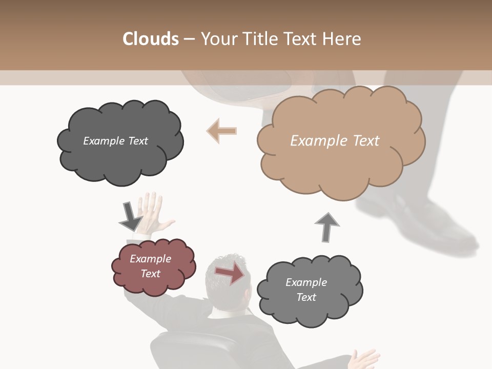 Competitive Isolated Scared PowerPoint Template