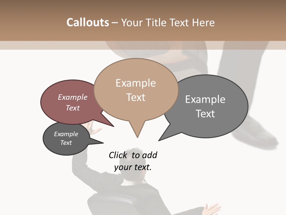 Competitive Isolated Scared PowerPoint Template