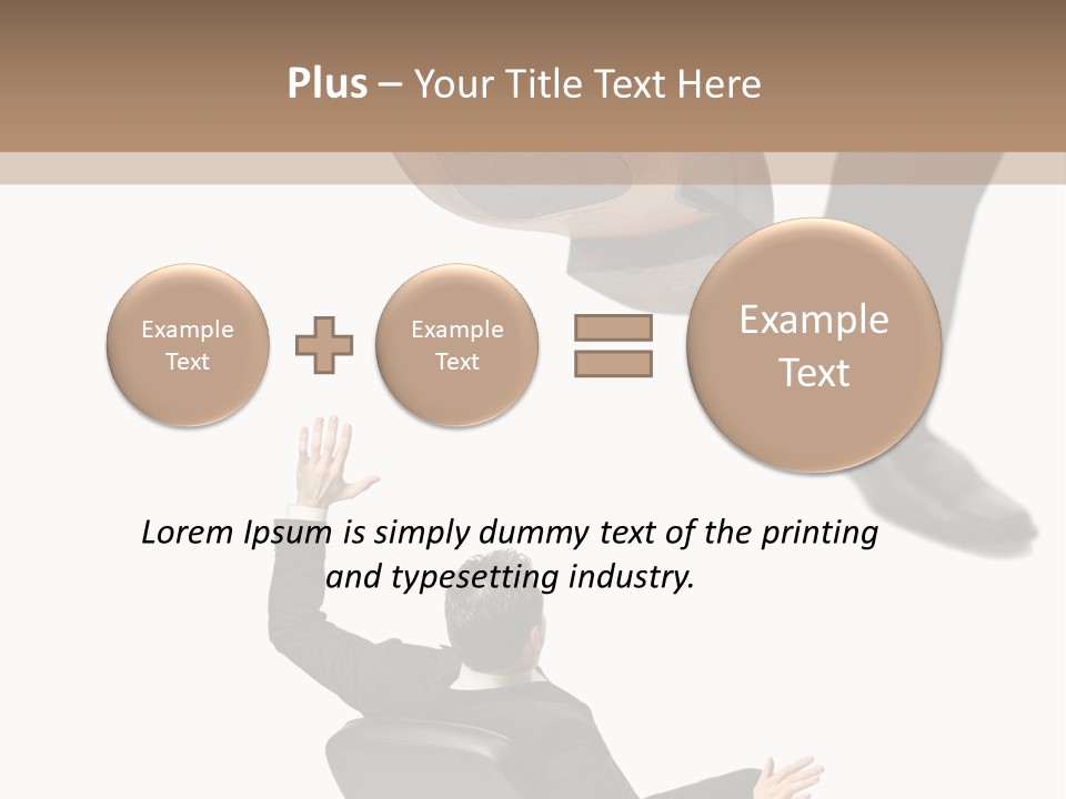 Competitive Isolated Scared PowerPoint Template