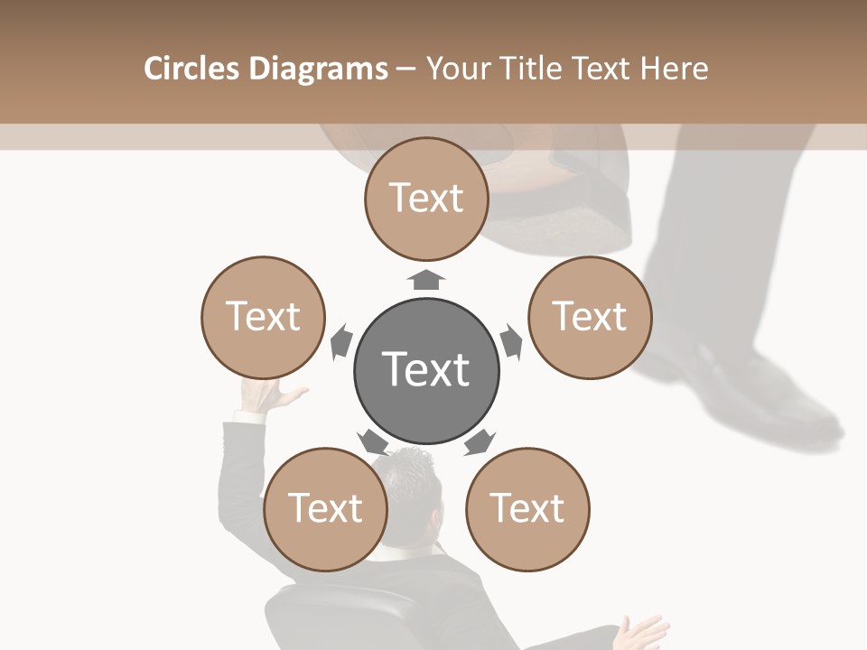 Competitive Isolated Scared PowerPoint Template