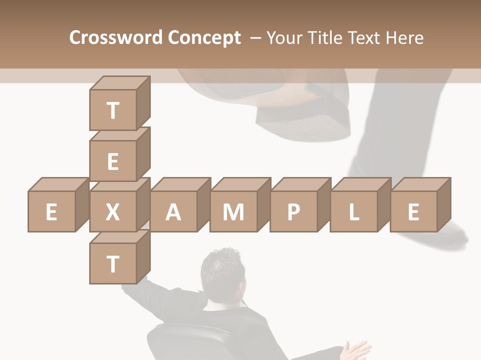 Competitive Isolated Scared PowerPoint Template