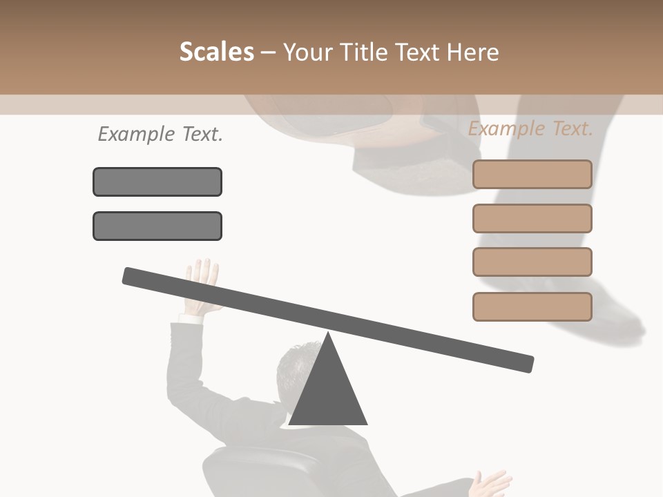Competitive Isolated Scared PowerPoint Template