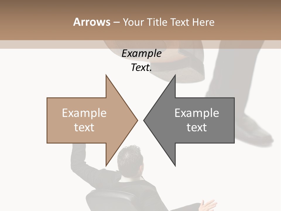 Competitive Isolated Scared PowerPoint Template