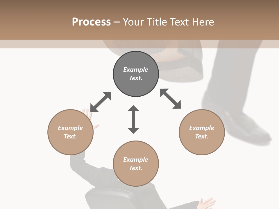 Competitive Isolated Scared PowerPoint Template