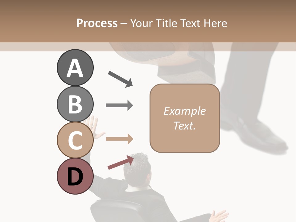 Competitive Isolated Scared PowerPoint Template