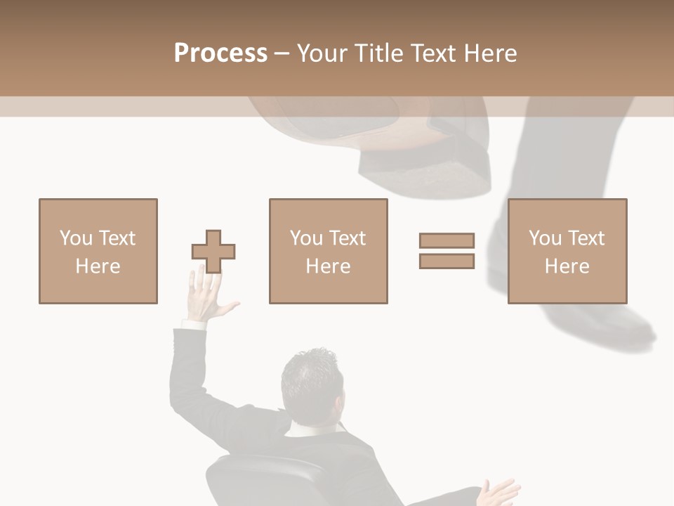 Competitive Isolated Scared PowerPoint Template
