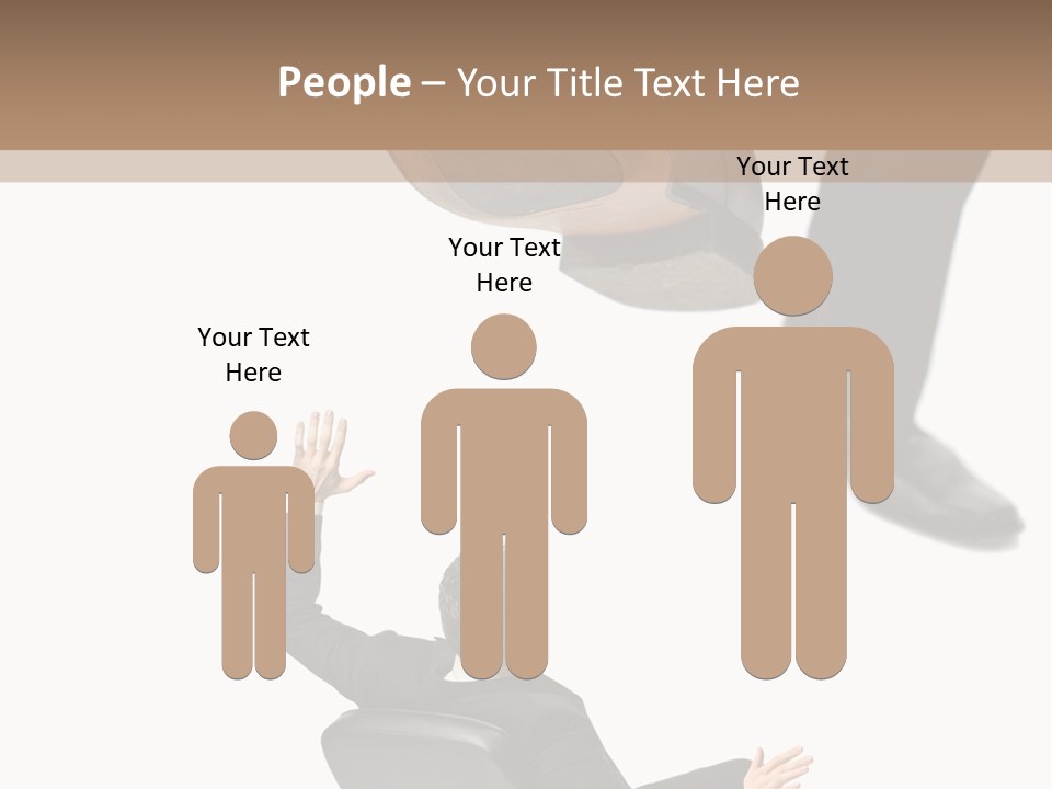 Competitive Isolated Scared PowerPoint Template