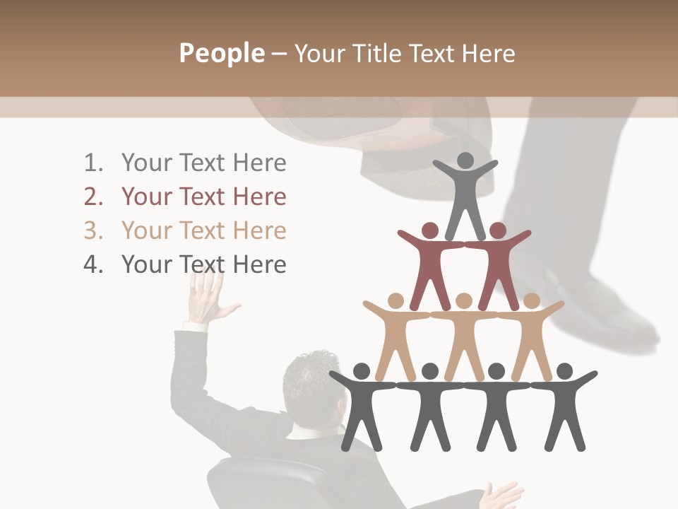 Competitive Isolated Scared PowerPoint Template