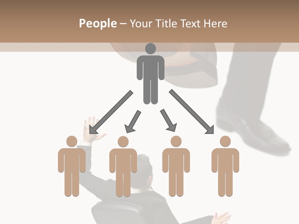 Competitive Isolated Scared PowerPoint Template