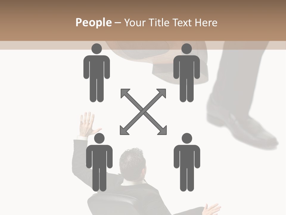 Competitive Isolated Scared PowerPoint Template