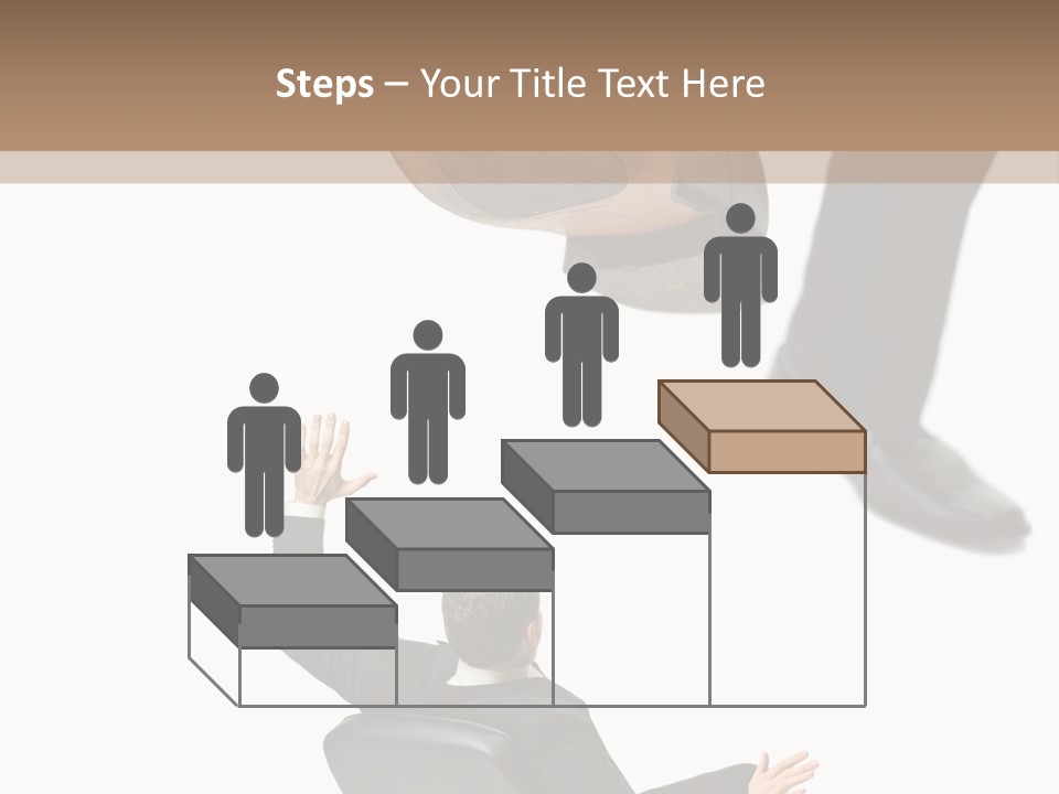 Competitive Isolated Scared PowerPoint Template
