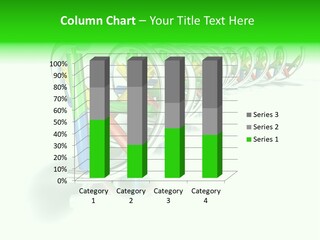 A Row Of Colorful Pencils On A White Background PowerPoint Template