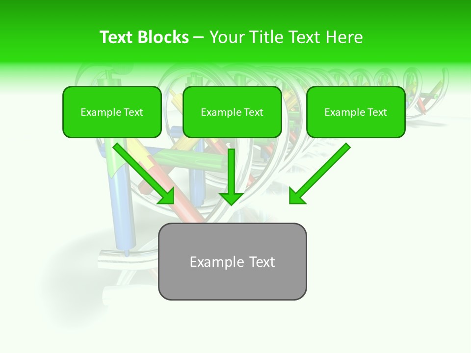 A Row Of Colorful Pencils On A White Background PowerPoint Template
