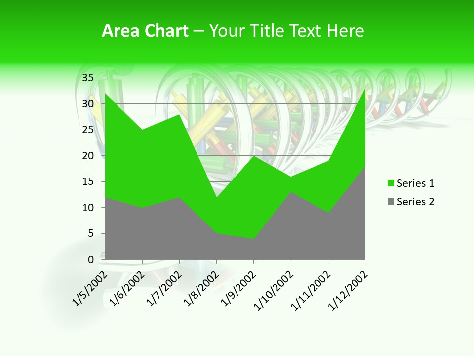 A Row Of Colorful Pencils On A White Background PowerPoint Template