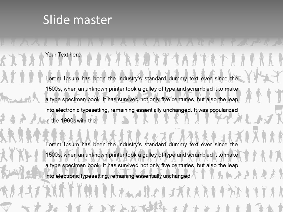 Entrance Glow Glory PowerPoint Template