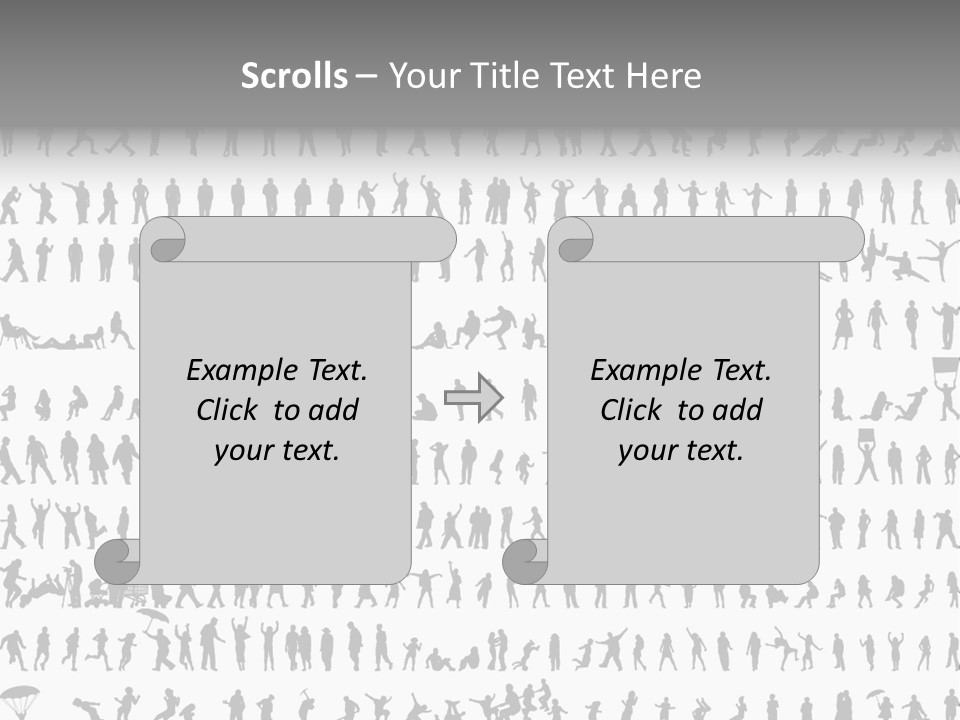 Entrance Glow Glory PowerPoint Template