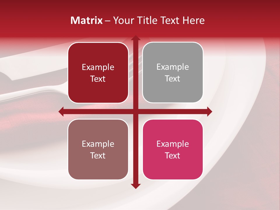 Elegance Empty Plate PowerPoint Template