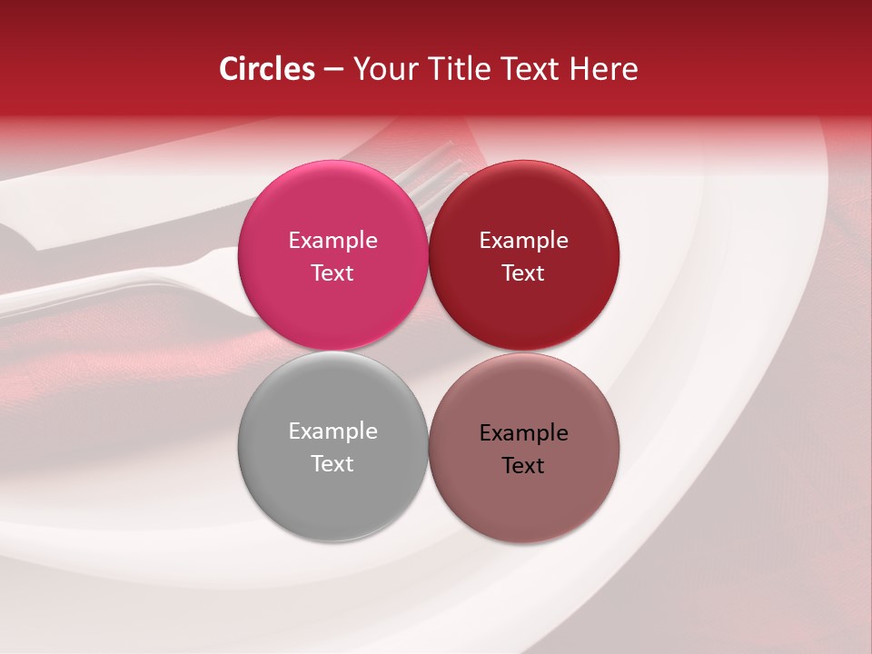 Elegance Empty Plate PowerPoint Template