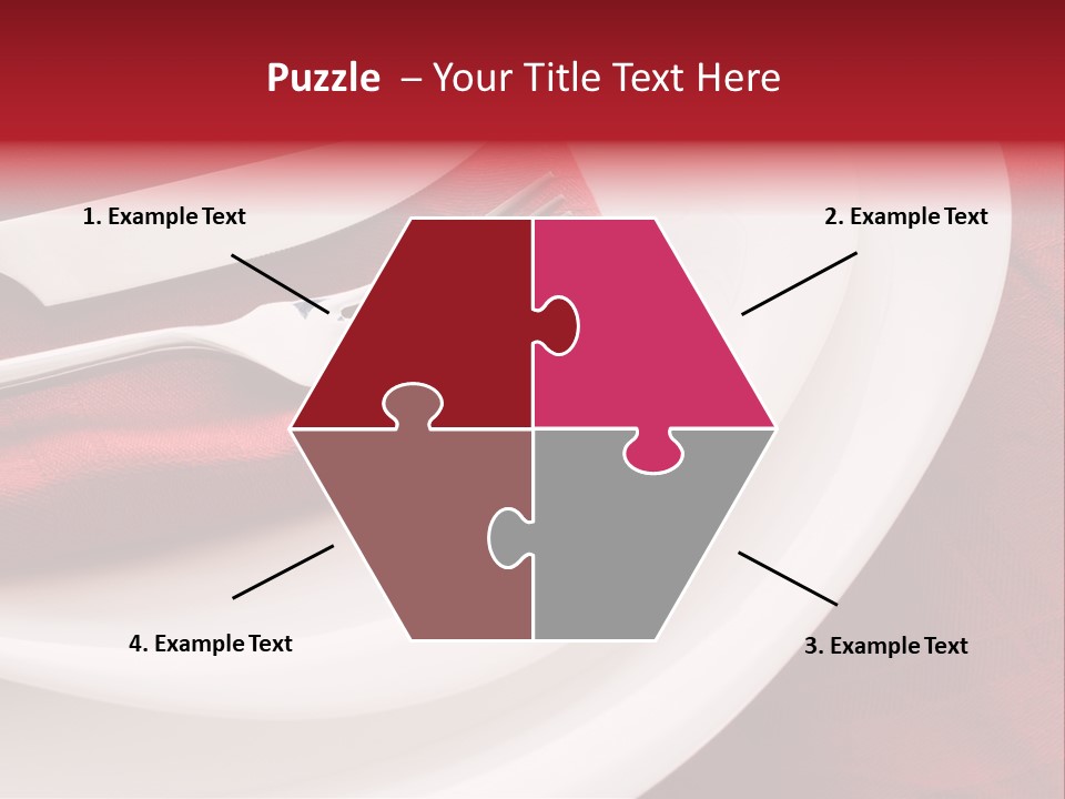 Elegance Empty Plate PowerPoint Template