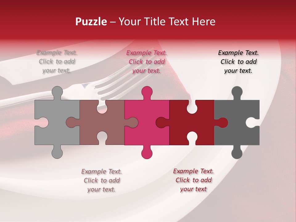 Elegance Empty Plate PowerPoint Template