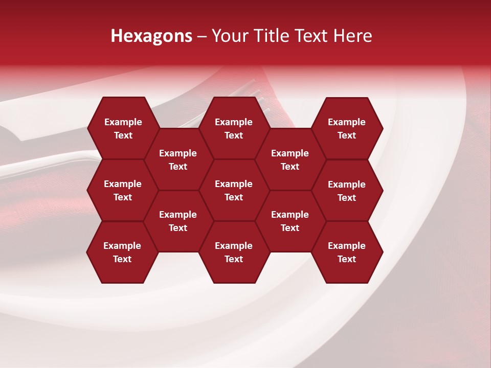 Elegance Empty Plate PowerPoint Template