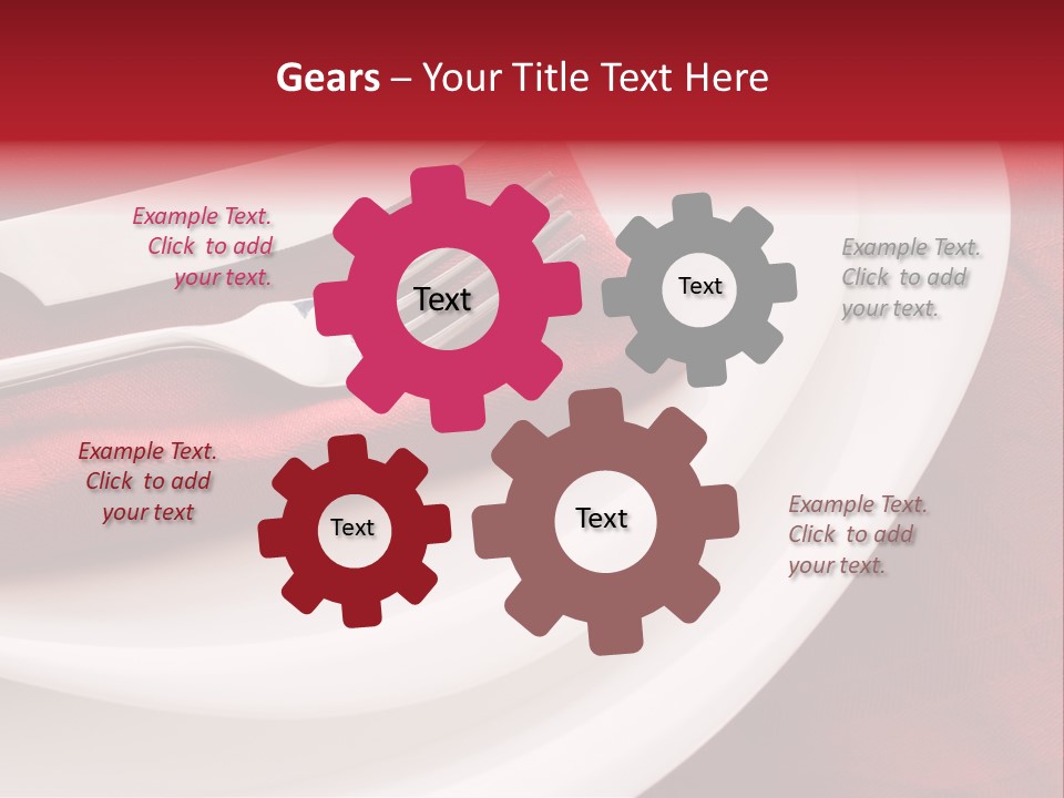 Elegance Empty Plate PowerPoint Template