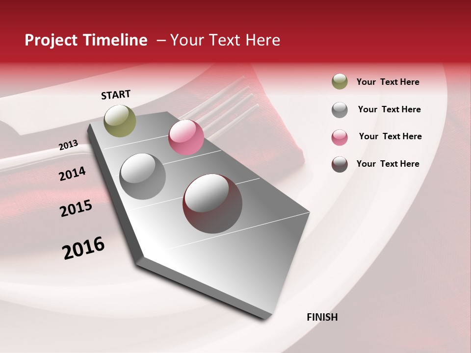Elegance Empty Plate PowerPoint Template