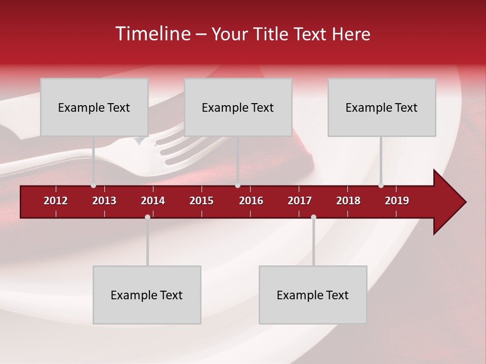 Elegance Empty Plate PowerPoint Template