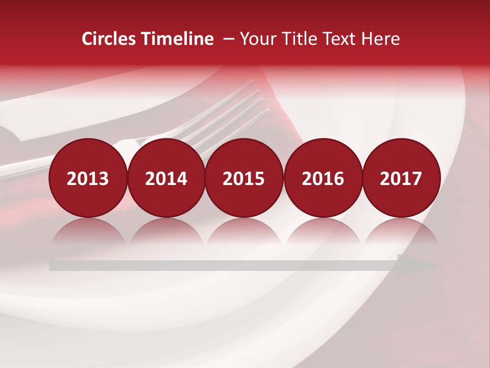 Elegance Empty Plate PowerPoint Template