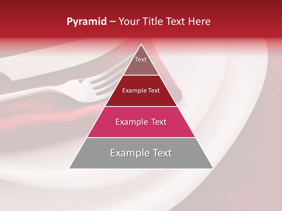 Elegance Empty Plate PowerPoint Template