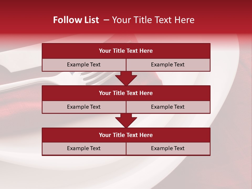 Elegance Empty Plate PowerPoint Template